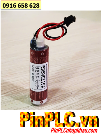 Maxell ER6C (ER6VC119A); Pin nuôi nguồn PLC Maxell ER6C 3.6v AA1800mAh Lithium Thionyl Chloride